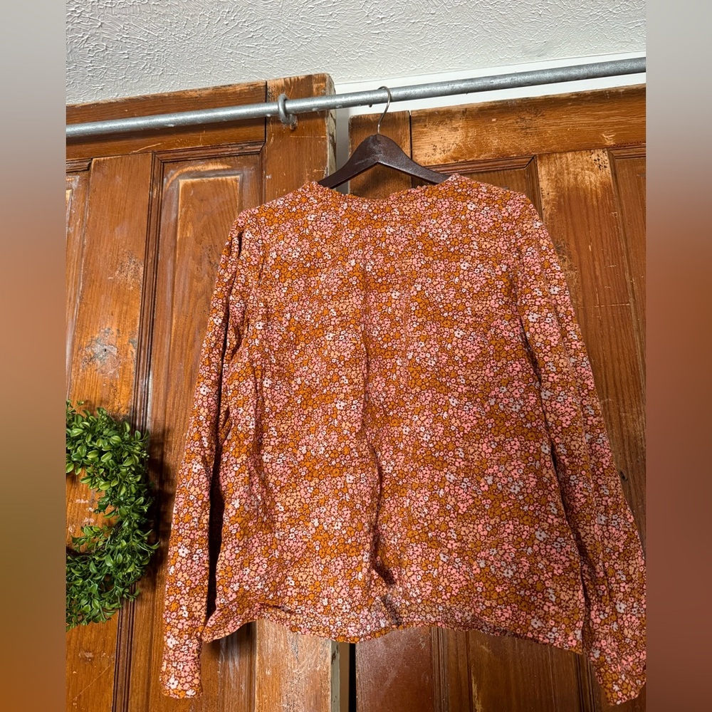 Universal Thread Orange Boxy Blouse